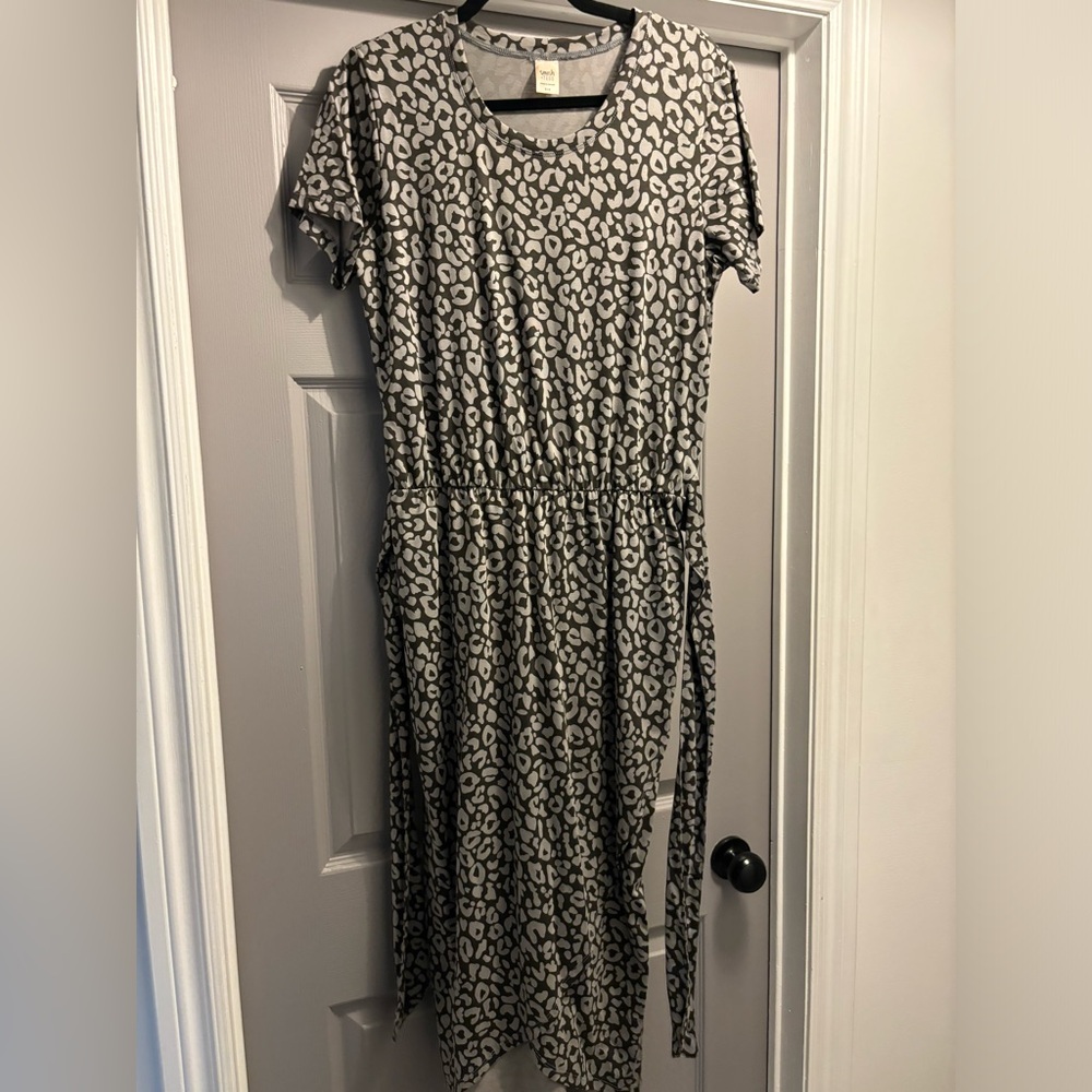 Smash & Tess Leopard Print Dress medium